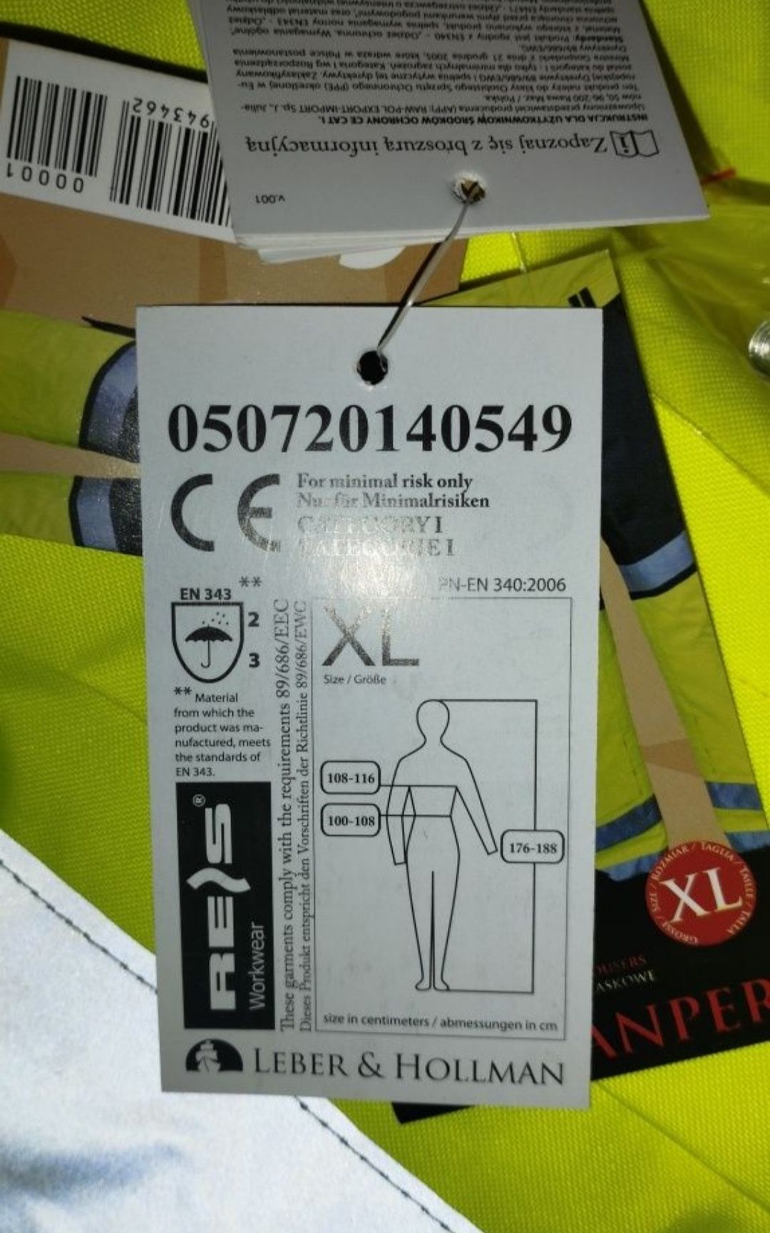 Робочий зимовий костюм REIS LH-ROADER.
Розмір : XXXL, XL;