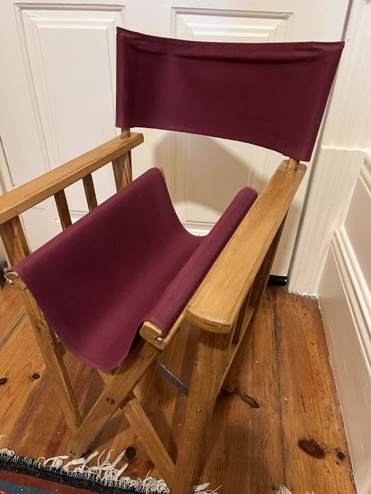 2 60Cadeiras de realizador e tecido bordot