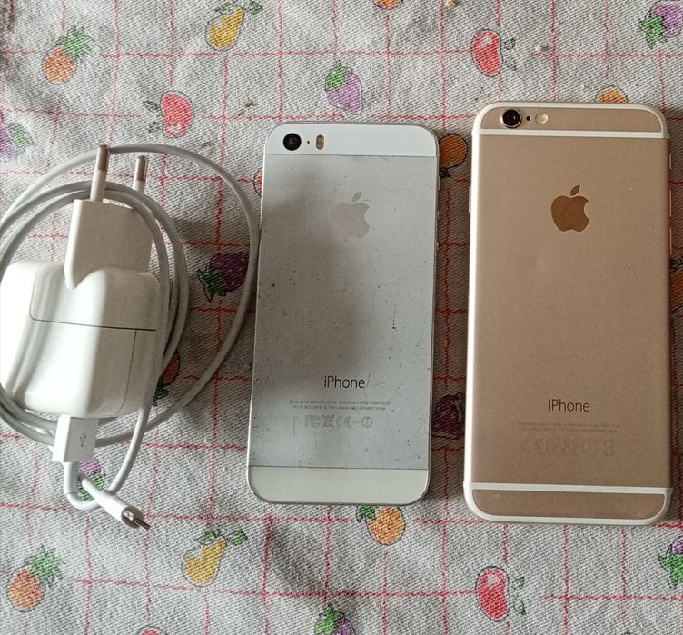 Telemóveis Android e IPhones