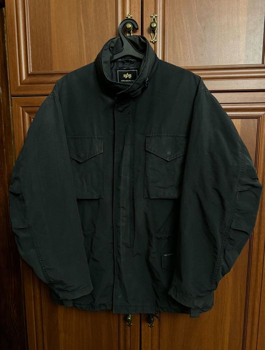 Alpha Industries m65 чорна ripstop nylon розмiр XL