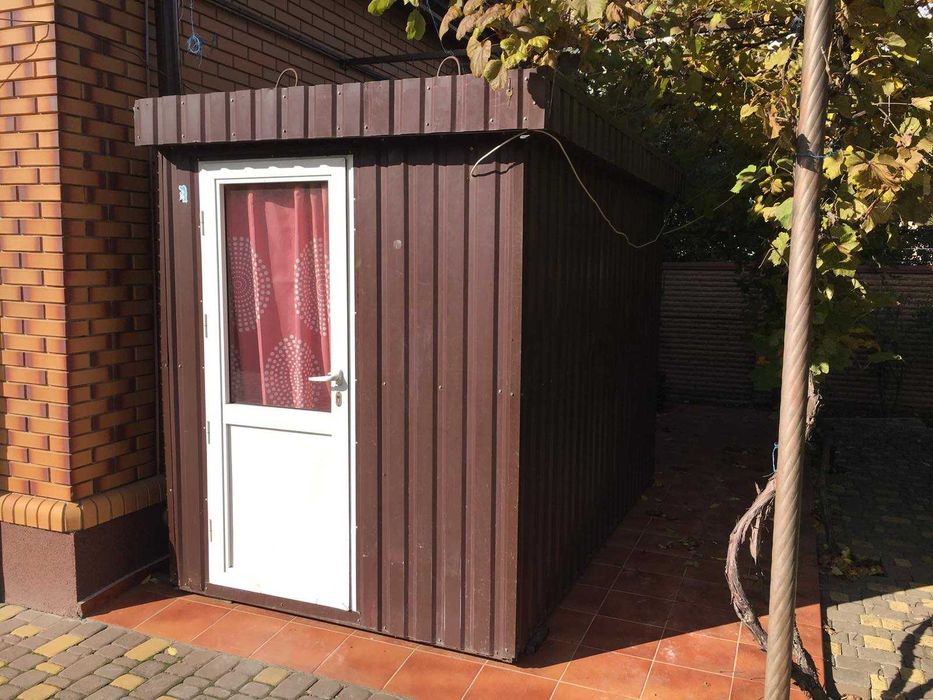 Продам металеву побутівку  вагончик пост охорони дачний будиночок