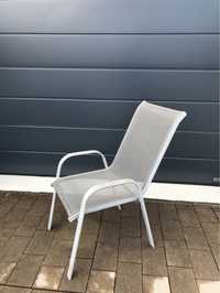 Krzeslo krzesla ogrodowe taras kamping metal siatka dostepne 8 sztuk