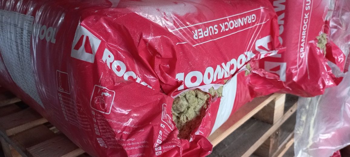 Granrock super Rockwool granulat  wełna ocieplenie 20kg 40 worków