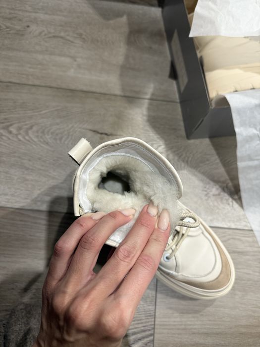 зимові шкіряні черевики 39р.