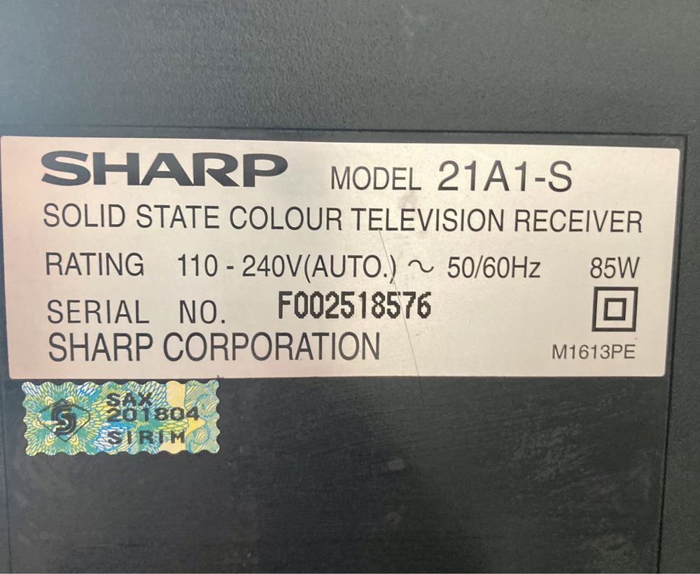 Телевізор Sharp (японець) + адаптер