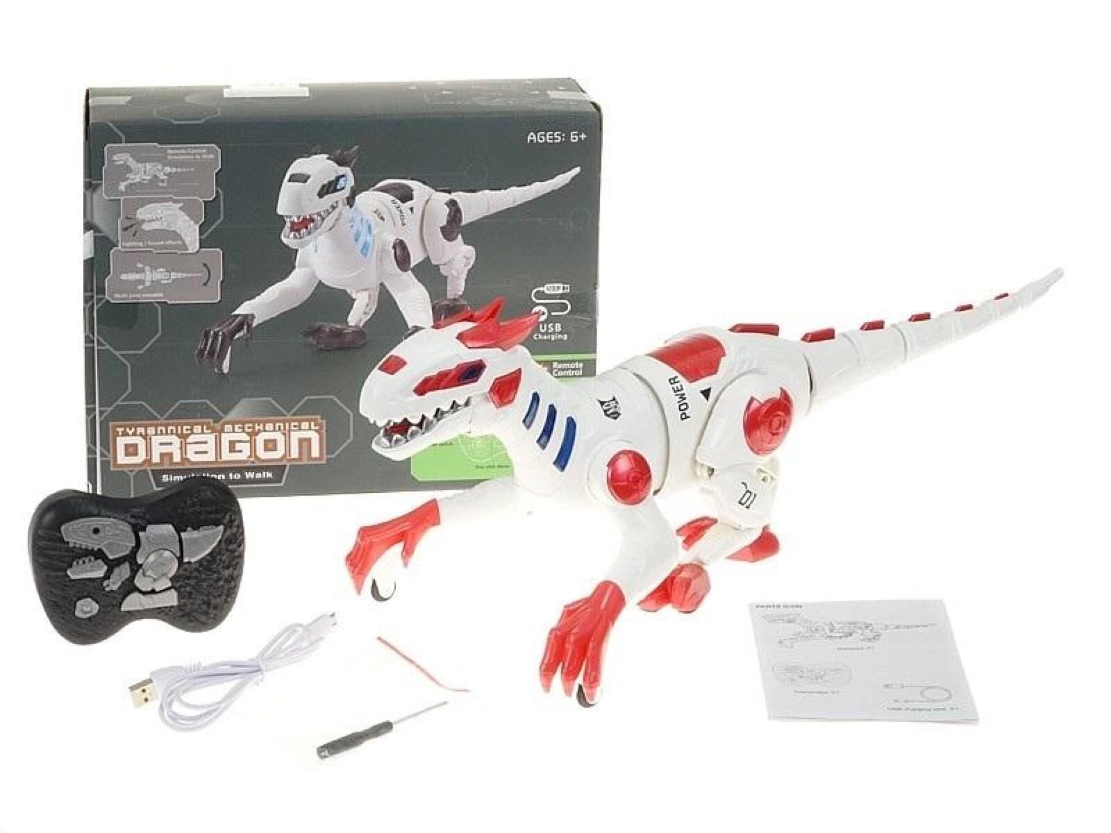 Dinozaur R/c z akumulatorem i ładowarką pudełko,229x299 mm