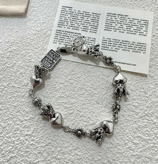 Браслет Chrome Hearts / Браслет Хром Хартс / y2k