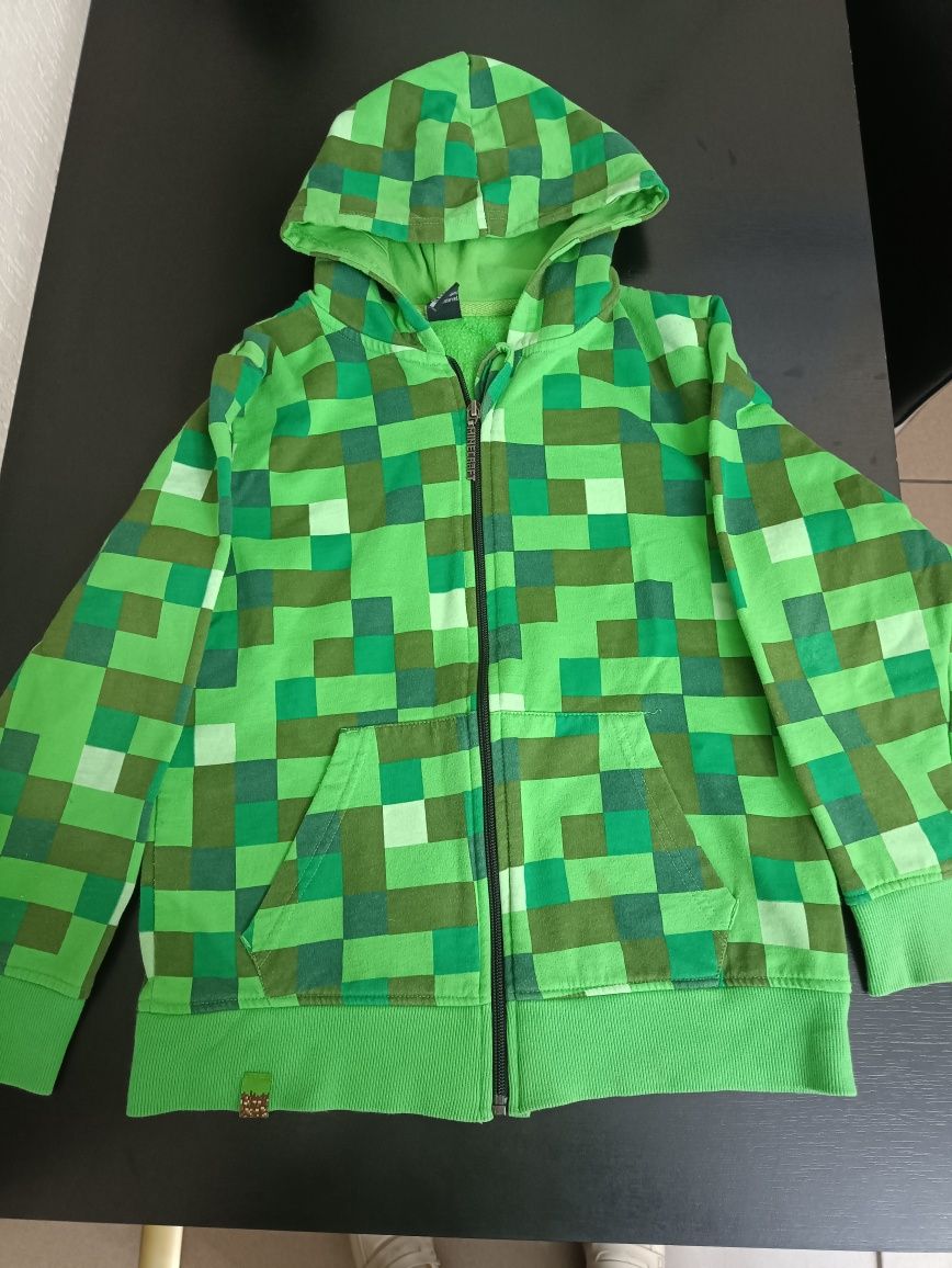 Rozpinana bluza chłopięca Minecraft 134/140