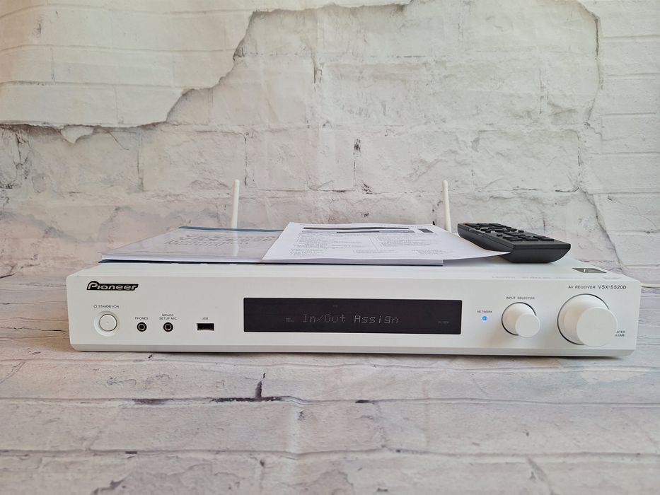 Pioneer VSX-S520 Wi-Fi BT 4K60p Slim HDR Hi-Res Audio  Spotify