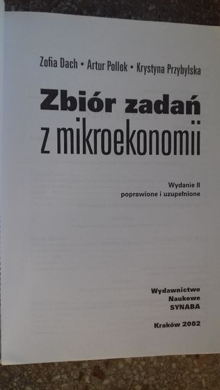 Zbiór zadań z makroekonomii - Z. Dach, A. Pollok, K. Przybylska