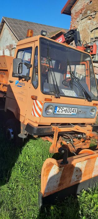 Multicar M26 odśnieżanie, pług. Piaskarka