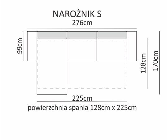 Narożnik sofa Malibu Meblomoda szary GWARANCJA