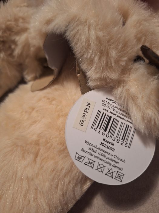 NOWE kapcie reniferki, świąteczne.