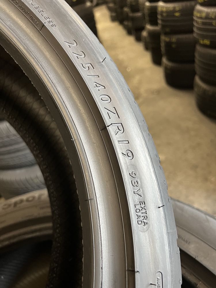 Шини літні 225х40хR19 Dunlop SportMaxx RT MO  2шт 2021рік 85%Залишок