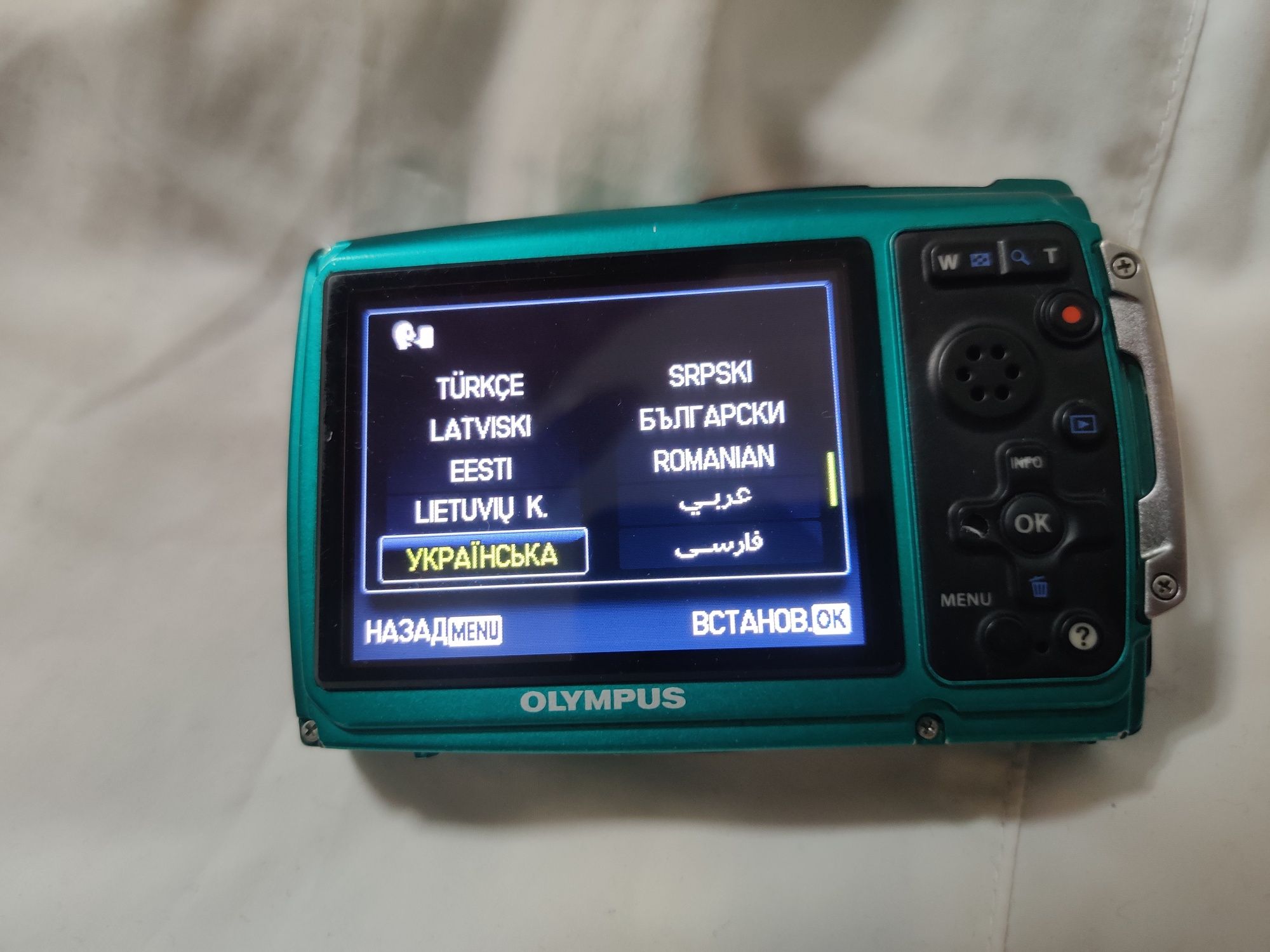 Olympus M Tough 3000 Green HD Video, водонепроникний, фотокамера,