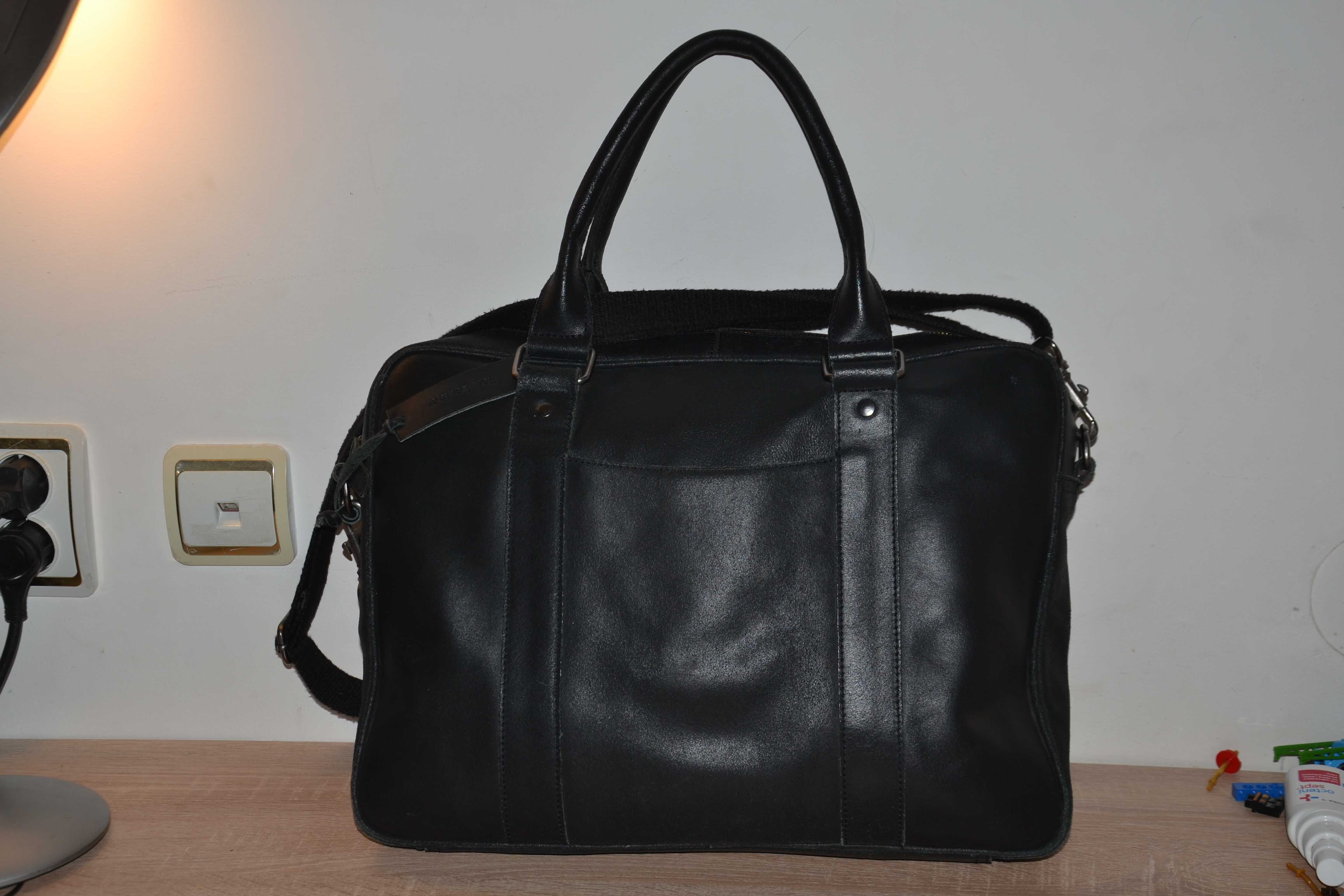 Мужская кожаная сумка портфель Pier One Italy original