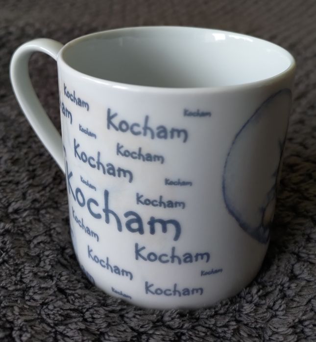 Ceramiczny kubek z misiem kocham