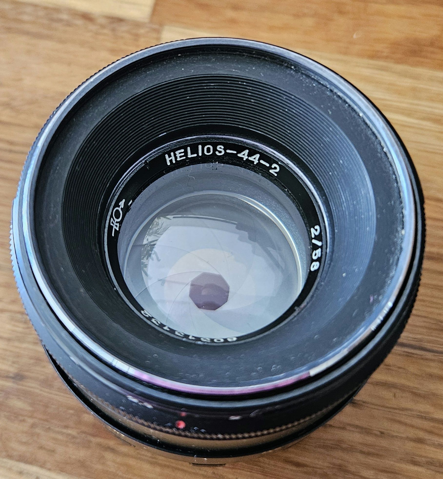 Aparat Zenit-E Obiektyw Helios-44-2 oraz etui