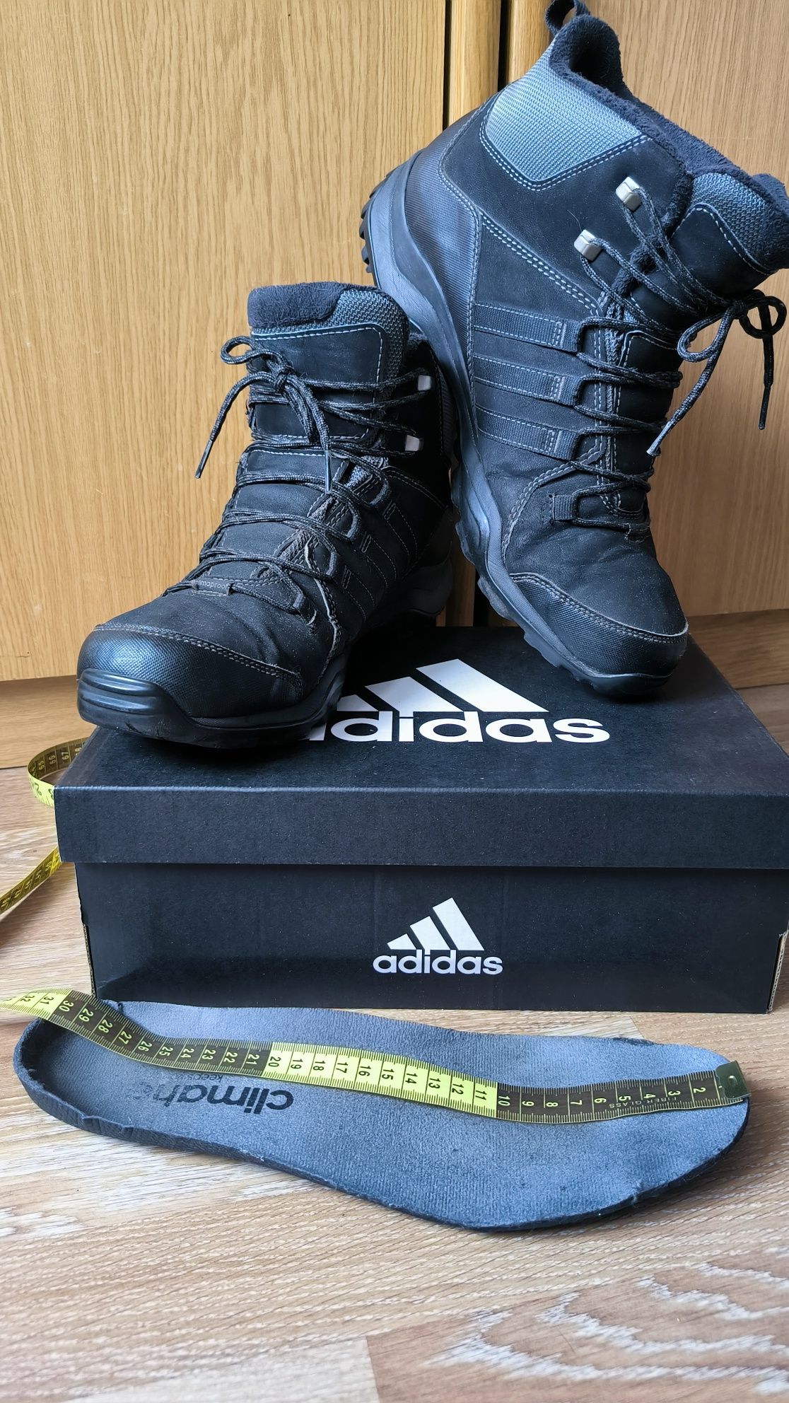 Зимние мужские ботинки Adidas 46,5/30cm.