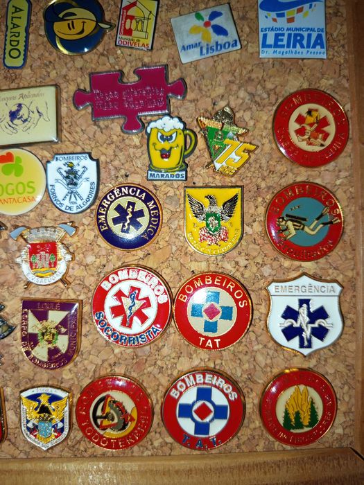 Pins de lapela diversos
