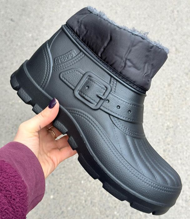 Чоловічі високі галоши, хутряні галоши ЕВА, піна 42-45 р. (к140)