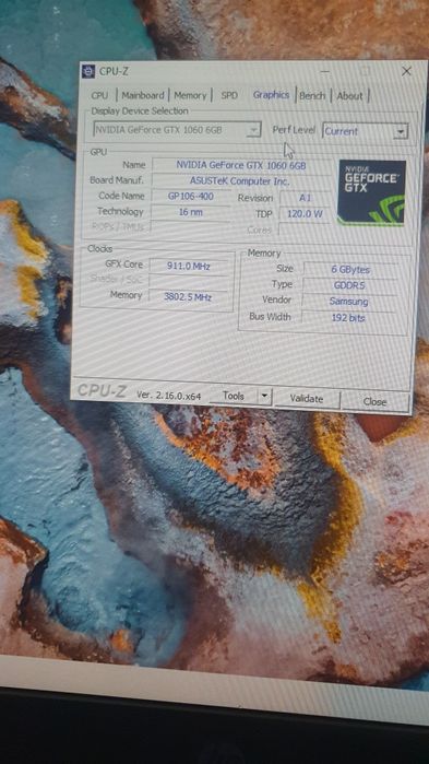 ASUS OEM GTX 1060 6gb