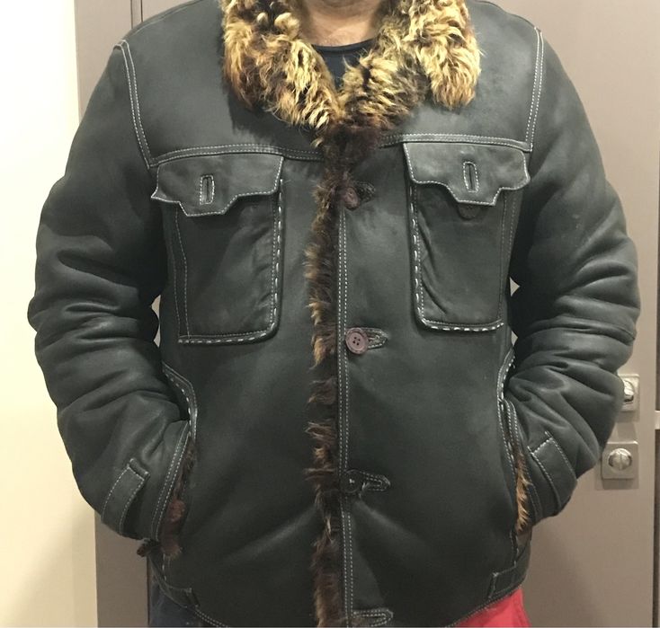 Дубленка мужская размер 52