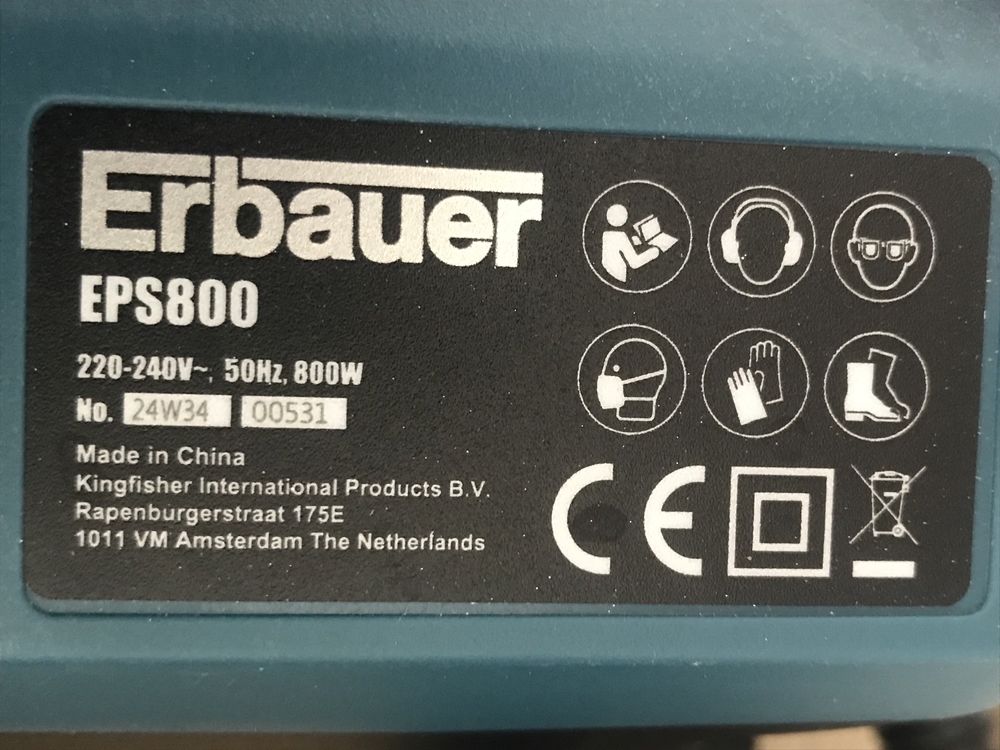 Фарборозпилювач електричний,краскопульт ERBAUER EPS800 з Англії