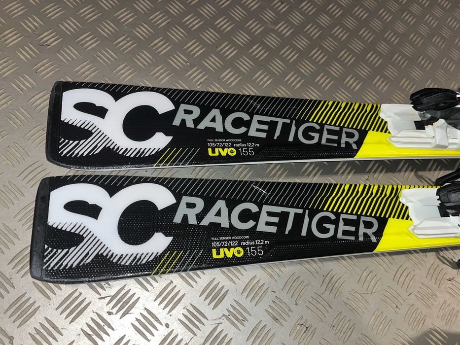 Narty VOLKL RACETIGER SC UVO 155 cm ! TOP Rocker ! Przygotowane