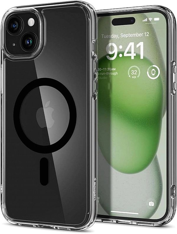 Spigen Ultra Hybrid Mag Magsafe Iphone 15 Black