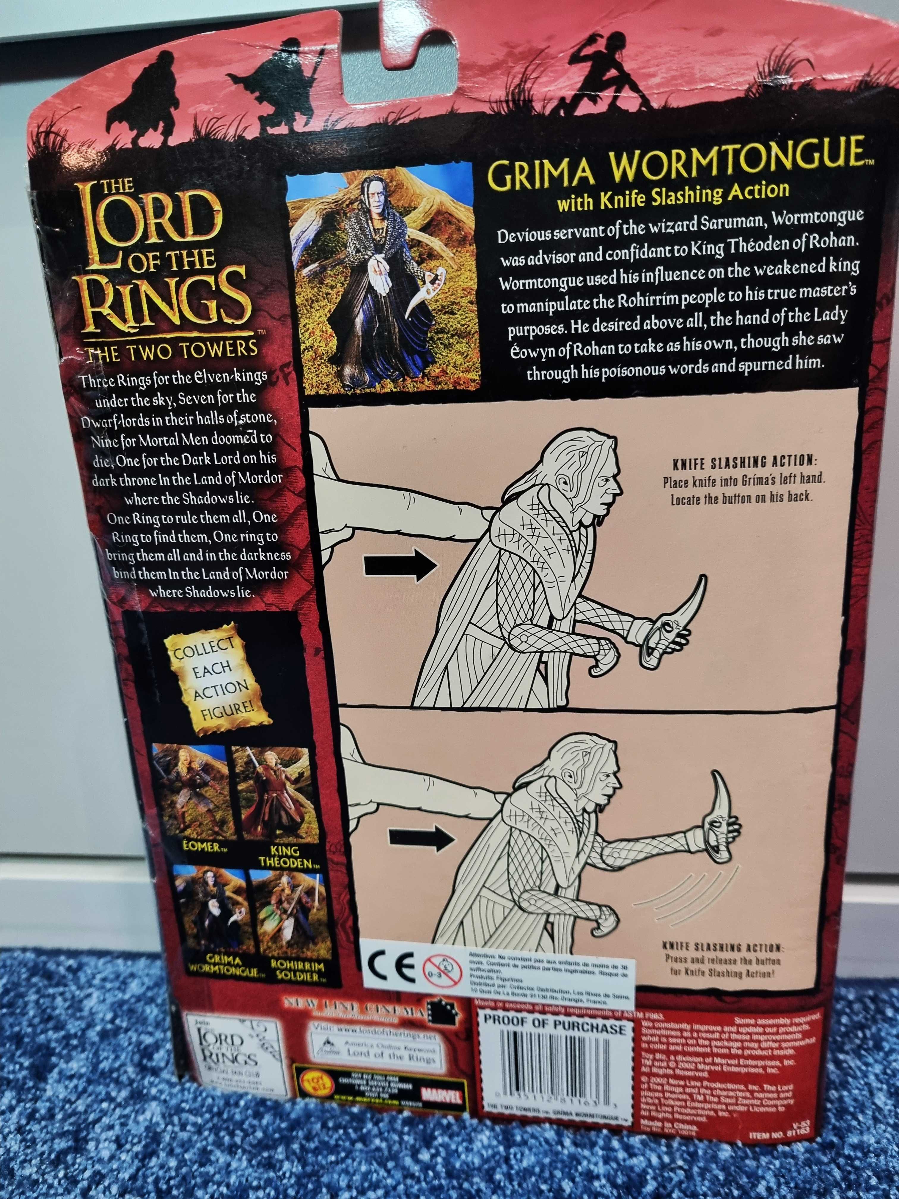 Władca Pierścieni Toy Biz Grima Wormtongue with Knife