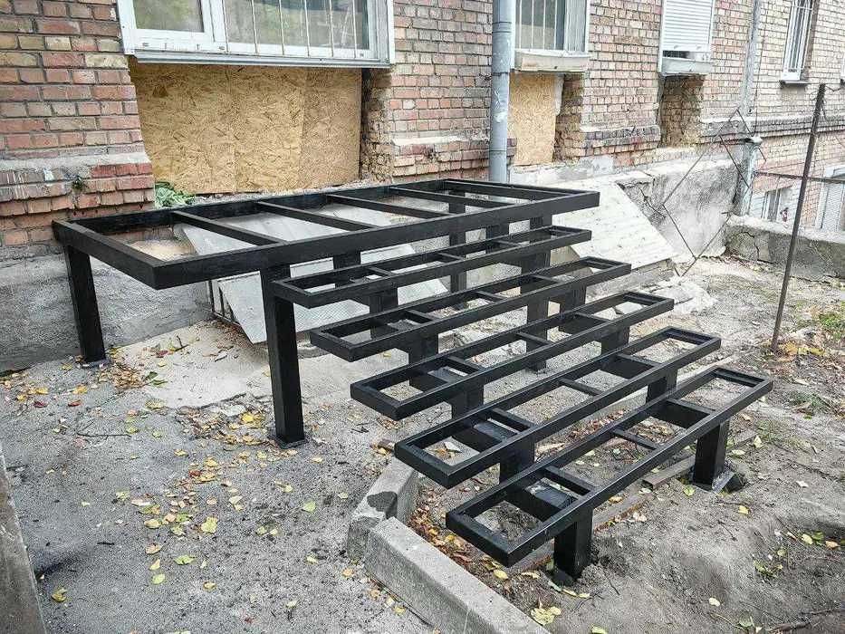 Навесы, входная группа, пандус, лестница