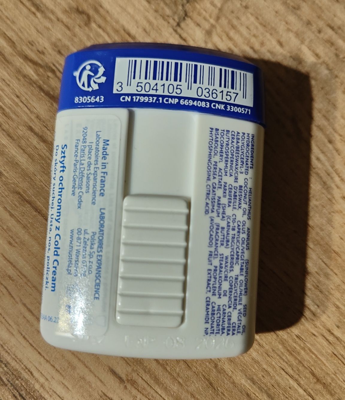 Mustela sztyft krem na mróz zimę dla dzieci i niemowląt nowy