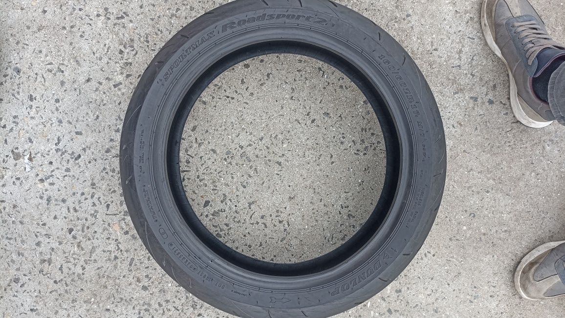 Dunlop roadsport 2 120/70-17 160/60-17 мотошина гума скат резина покры