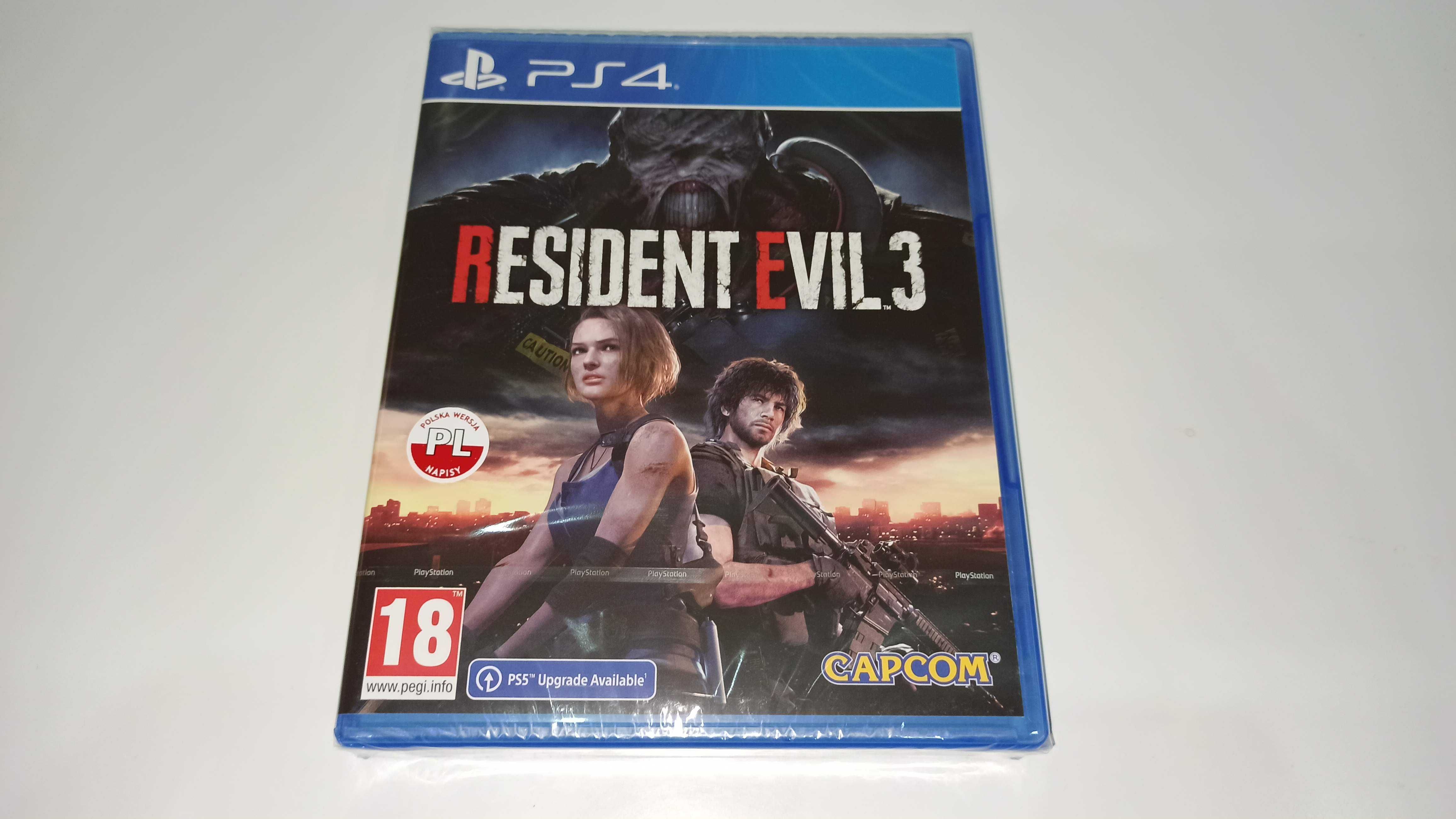 ps4 RESIDENT EVIL 3 gra po polsku , horror i akcja Nowa!