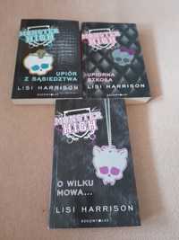 Lisi Harrison 3 części książek z serii Monster High