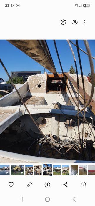 Jacht żaglowy Hurley 22 do remontu