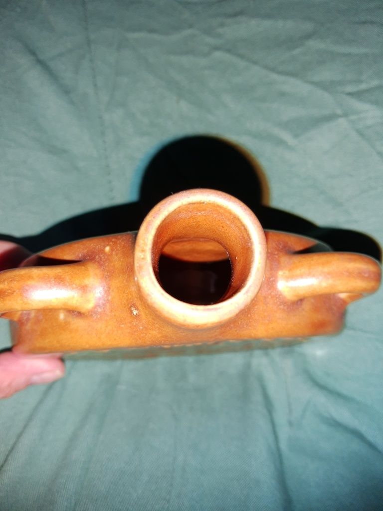 Ceramiczna butelka z Bochni, PRL