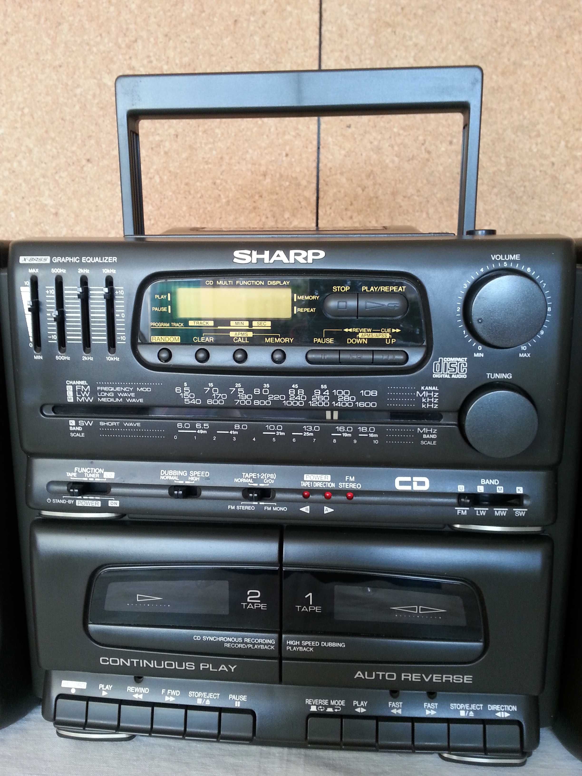 Radiomagnetofon z CD Sharp GX-CD555Z