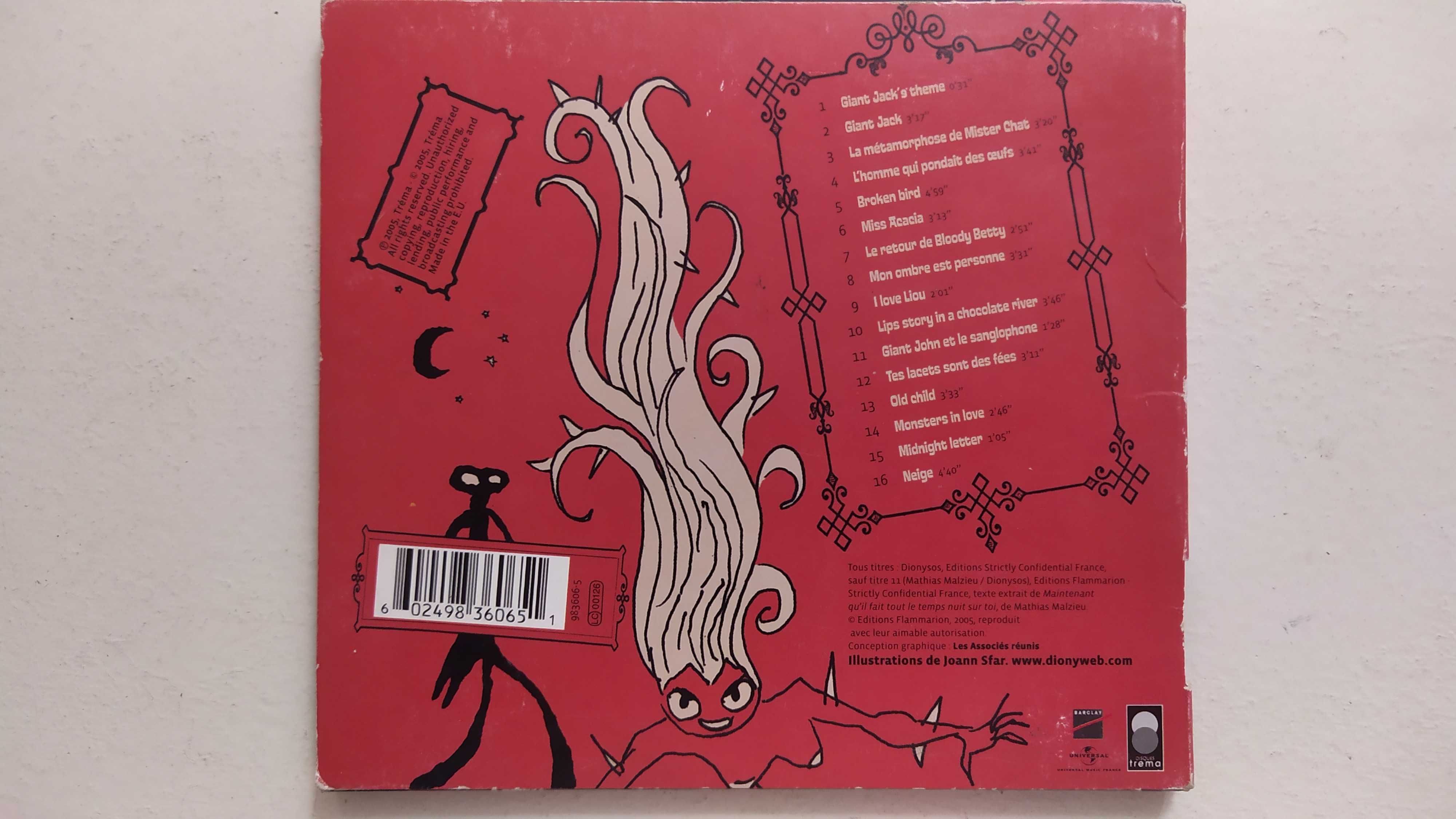 Dionysos Monster in Love płyta CD