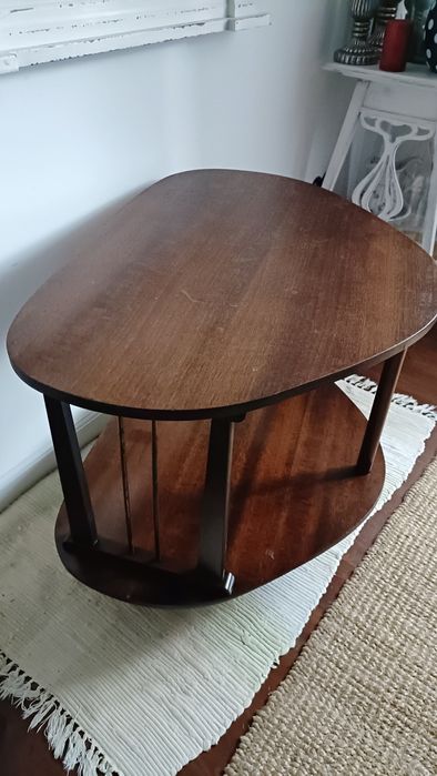 Stolik drewniany pomocnik