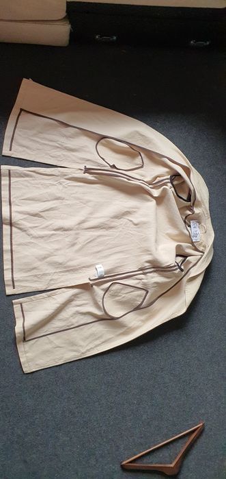 Nowy płaszcz lniany r.38 reserved