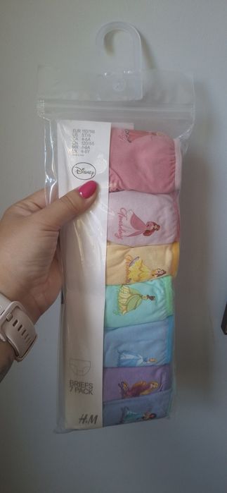 Majtki dziewczęce HM 7szt rozmiar 110/116