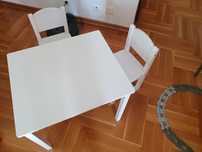 Stolik Ikea Kritter i 2 krzesełka Ikea Sundvik