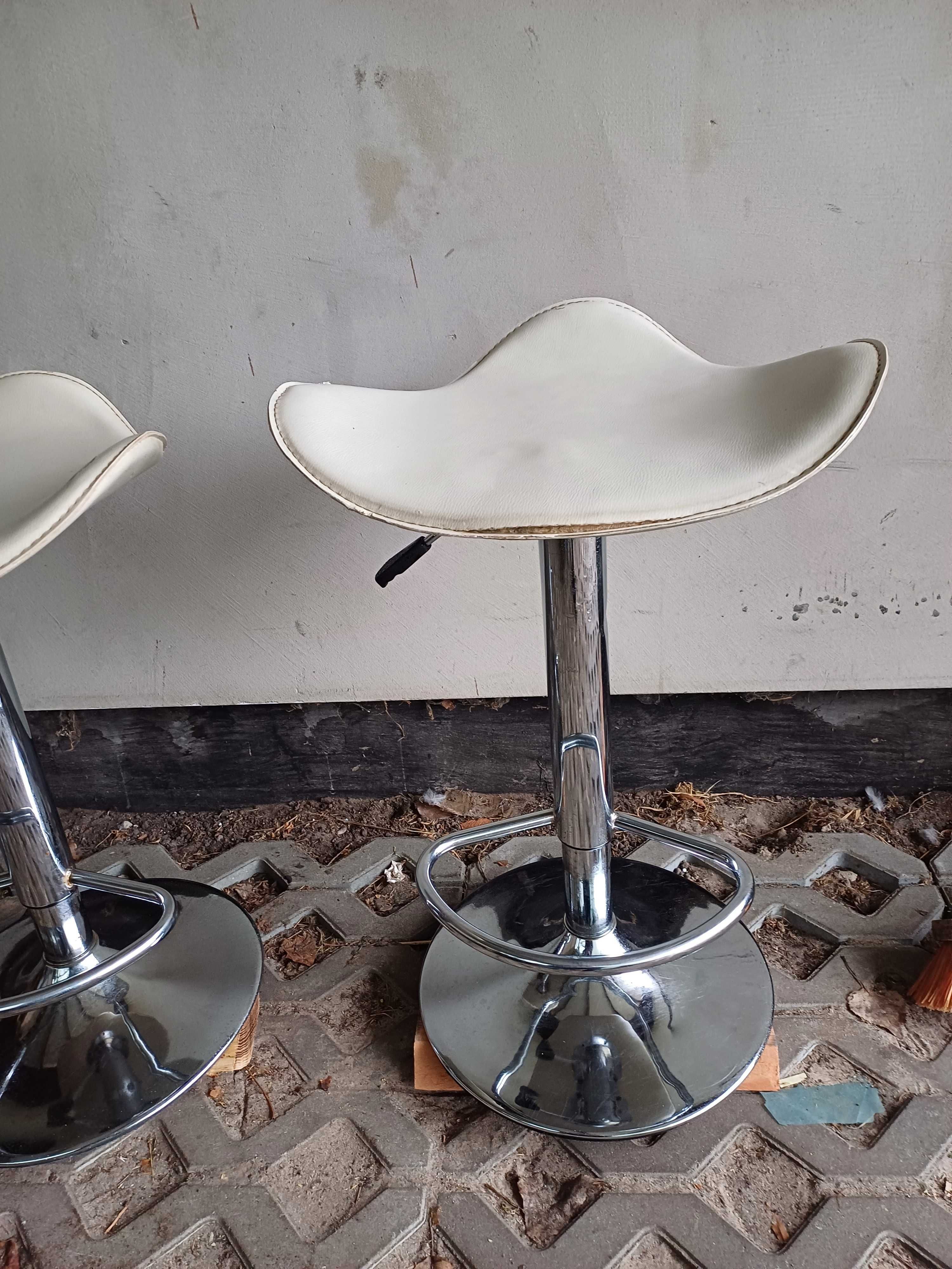 krzesła barowe dwie sztuki
