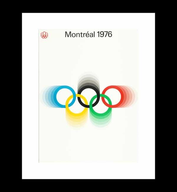 Plakat bez Ramy, Montreal 1976 - Plakat Olimpijski 2