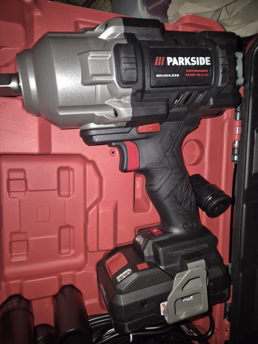PASSP li C4 nowy zestaw aku 4ah parkside performance klucz udarowy lad