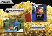 Wata cukrowa Popcorn Saturator Hot dogi