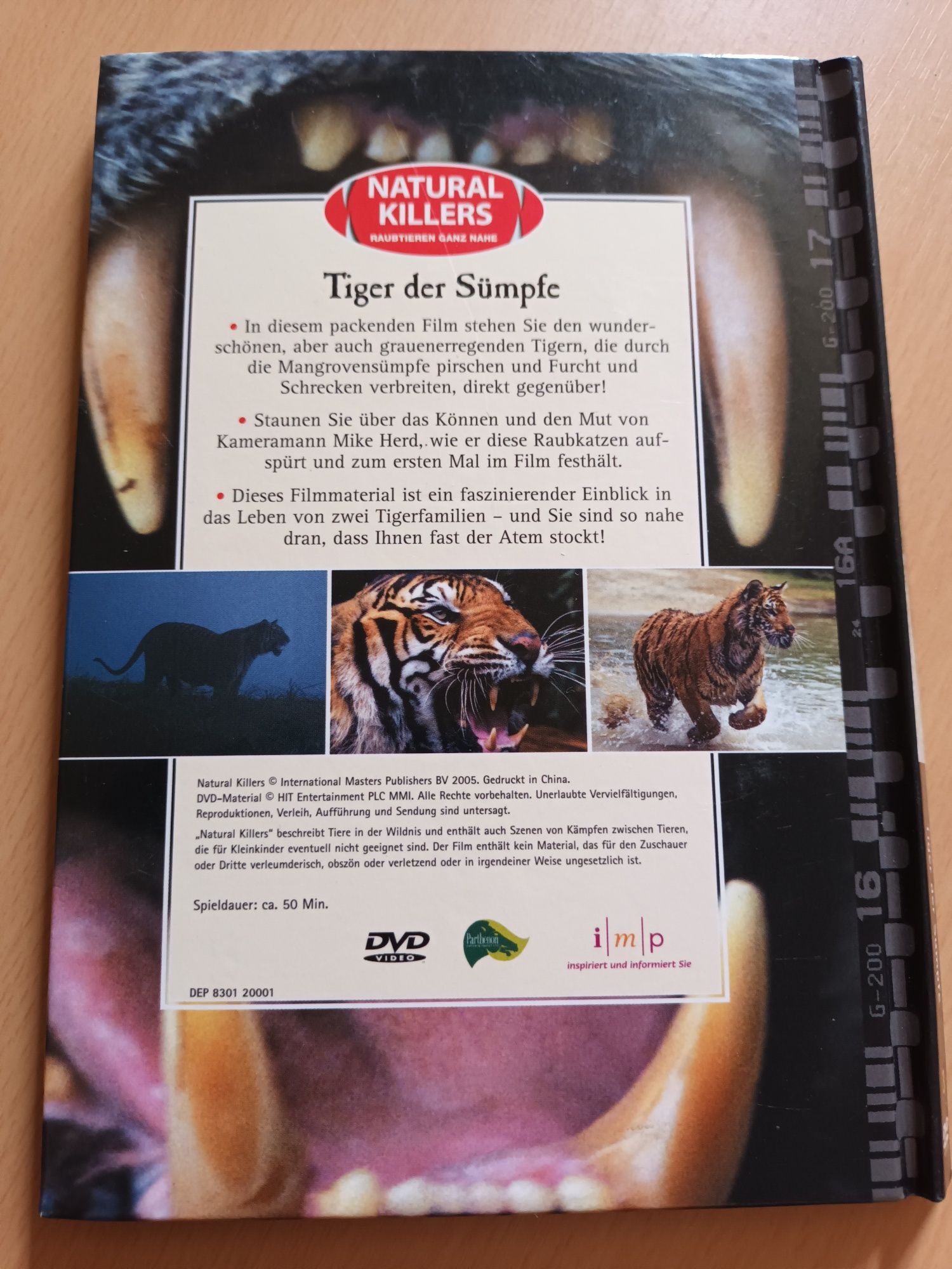 Tygrys książka i płyta DVD w j.niemieckim