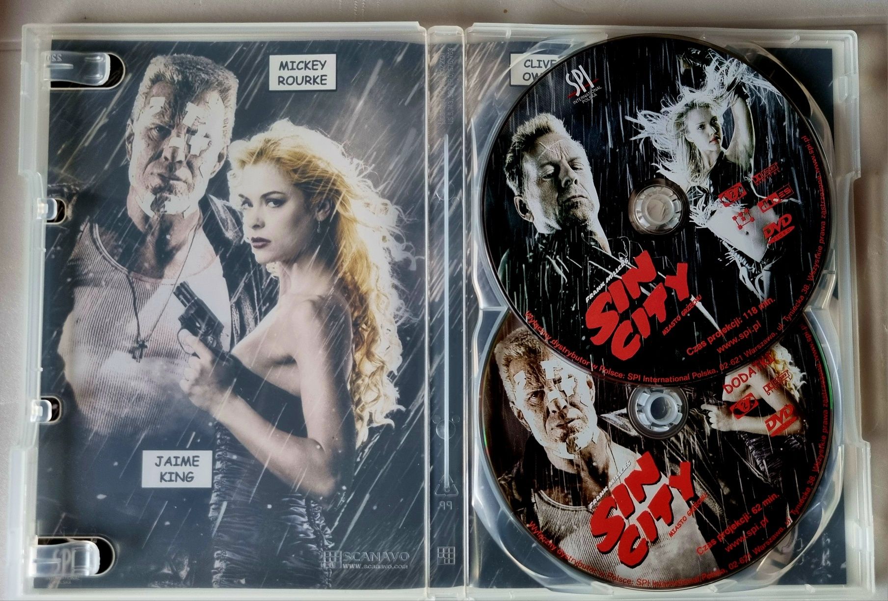 Sin City Miasto Grzechu - reż. Robert Rodriguez, Frank Miller 2dvd